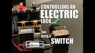 CONTROLLING AN ELECTRIC LOCK WITH A SWITCH