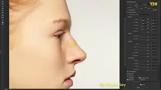 Sharp nose in Photoshop