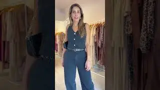NOVIDADE: Colete jeans e calça mom jeans