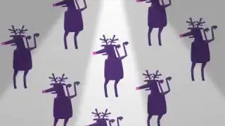 !Оленьи новогодние танцы!