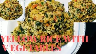 Easy Yellow Rice with Vegetable|Nigeria yellow rice recipe