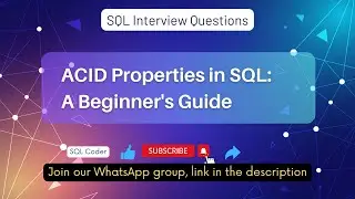 Understanding ACID Properties in SQL: A Beginner's Guide 