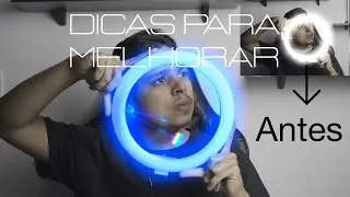 RING LIGHT BRANCA EM COLORIDA COM 1 PASSO - Como trocar a cor da sua Ring Light