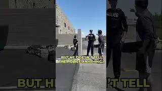 Criminal Trying to Evade Police but Gets Caught in the End! 🤫  #shorts