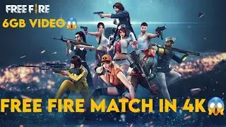 free fire match in 4k 😱 must see..