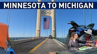 Minnesota to Michigan Tesla Camping Adventure