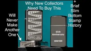 NEW Zippo Slim 65th Anniversary Collectable. Why New Collectors Need To Buy This.
