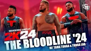 WWE 2K24 The Bloodline Updated Entrance w/ Tama Tonga & Tonga Loa | New WWE 2K24 Mods