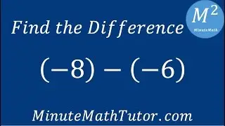 Find the Difference: (-8)-(-6)
