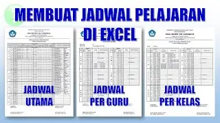 Cara Membuat Jadwal Pelajaran di Excel