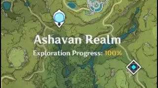 Ashavan Realm 100% - Sumeru Speedrun [Genshin Impact]