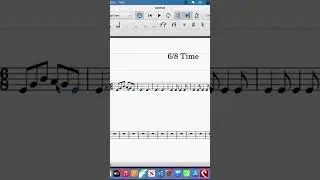 Learning 6/8 time. This an excerpt from my #onlinecourse #musictheoryforbeginners now on #udemy