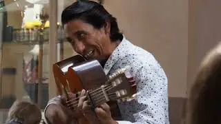 Traditional Street Musician - Spain Malaga