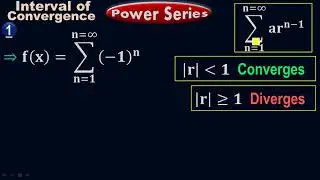 Practical example of Interval of Convergence in Power Series | Discrete Mathematics | #Moein