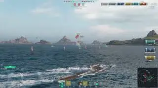 World of Warships RANKED GOLD how to kill a sub Part #3