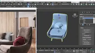 Detailing Living Lounge Chairs 3d Model | Part 3 of Interior Modeling Series in #3ds max #hindi