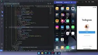 2. Instagram UI Clone Flutter - Authorization Page