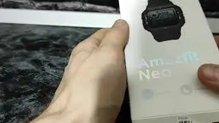 Распаковка и беглый обзор Amazfit NEO. Лучший фитнес-трекеры для бабушки.