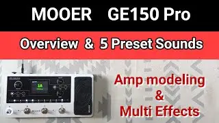 MOOER   GE150 Pro  Overview & 5 Preset Sounds