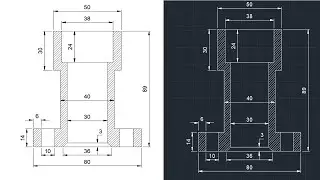 Autocad Drawing Excercise - 43 in Hindi /Autocad Tutorial/2d Drawing/Autocad and Solidwork Design