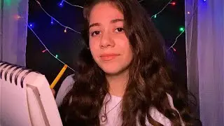 Asking you dumb questions for a survey ASMR (frantic roleplay)