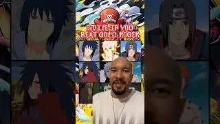 Smile if they beat Roger?! LIES! #anime #manga #onepiece #goldroger #vs #naruto #sasuke 🤮 #shorts