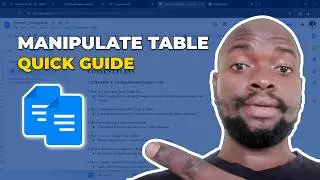How to Add & Delete Table Rows and Columns in Google Docs (Edit Fast!)