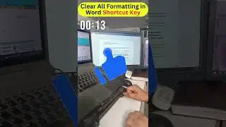 Clear All Formatting in Word Shortcut Key #ytshorts  #shorts  #youtubeshorts | Word Shortcut Key