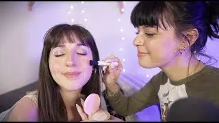 ASMR |  Doing ✨Her✨ Magical Wooden Makeup  (Ft. Guest Star, Nini)