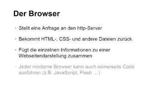 Apache Webserver Tutorial: Webserver und HTTP Protokoll |video2brain.com