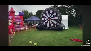 Inflatable football darts by Airmax Inflatables
