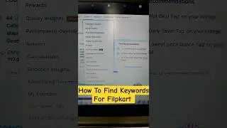 How To Find Keywords For Flipkart Sellers #flipkart #ytshorts #youtubeshorts #onlines #education