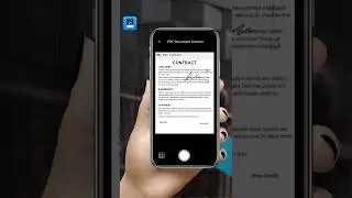 Scan, save & sign document in pdf