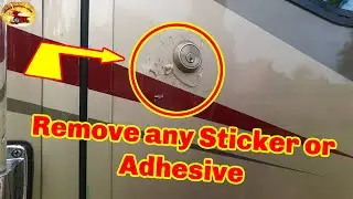 How To REMOVE any Sticker or ADHESIVE...FAST & EASY!