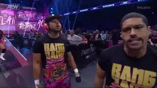 Bang Bang Scissor Gang First Entrance   AEW Dynamite January 24th