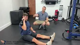 Single arm shoulder press with twist in long sitting