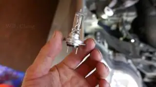 2006 Mercedes C230: How to Replace Dead Headlamp Lightbulb  HD 1080p 60fps