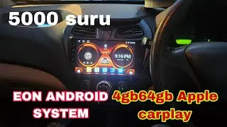 Eon car android music system fitting ts9 Apple carplay Android auto 4gb64gb home delivery all India 