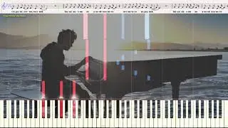 Звуки пианино - Мот (Ноты и Видеоурок для фортепиано) (piano cover)