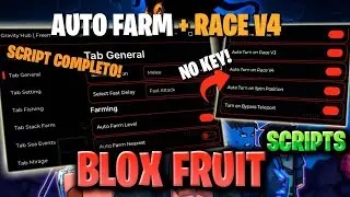 BLOX FRUITS SCRIPT🔥 FARMEA TODO INSTANTÁNEO ⚡ Auto Max Level + Race V4 😎 NO KEY