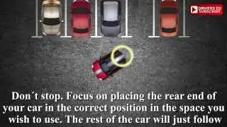 Parking, reversing into a space  Method 3. Tutorial, how to