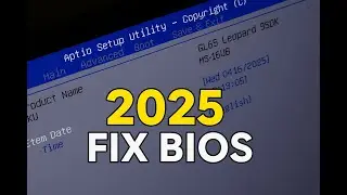 Aptio Setup Utility Fix 2025