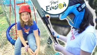 PARC EVASION • AVENTURES EN FAMILLE A PARC EVASION avec Kalys et Athéna près de Dijon