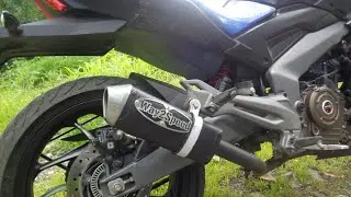 Aftermarket exhaust installation procedure on dominar 400
