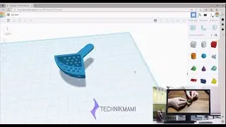 1/4 Sieb in Tinkercad erstellt und 3D gedruckt - 1/4 sieve designed and 3dprinted