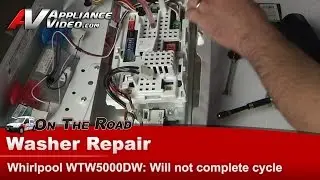 Whirlpool Washer Repair - Will Not Complete Spin Cycle - Electronic Control