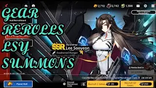 [Counter:Side Global] YO? GEAR REROLLS AND LSY SUMMONS!