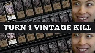 EZ Turn 1 Kill | Vintage Cube | MTGO