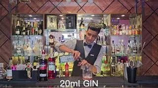 Basic Cocktail - ''Negroni'' Practical By IBTHM Student Manas