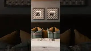 This patterned artwork just felt like the right fit in this bedroom. Are you a fan?